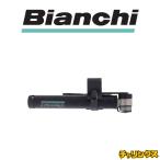 ビアンキ 純正 Bianchi ミニポンプ 黒 ブラック チェレステ 携帯空気入れ 自転車 サイクリング 軽量 76g 米式 仏式 ロードバイク マウンテンバイク クロスバイク