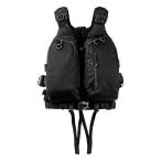 がまかつ マルチトレックPFD ブラック LE915 (ライフジャケット 大人用 フローティングベスト 釣り)【送料無料】