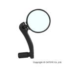 キャットアイ(CATEYE) 自転車 バックミラー 左右用使用可能 68mm ブラック 1個 BM-600 【ご自宅配送限定】‥