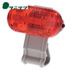 タニザワ 谷沢製作所 ヘルメット用点滅灯 ST#6511 キャットアイ(溝なし/溝付き兼用型) (1個) ST6511