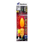 ハヤブサ(Hayabusa) サヨリ仕掛 弾丸サヨリ3連シモリ(リール竿用) 3.5-0.8 HA143