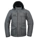 ROUGH&amp;ROAD (ラフ&amp;ロード) バイク用 スリーシーズンジャケット RR7249 デュアルテックストレックパーカー ガンメタ Lサイズ RR7249GM3
