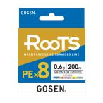 ルアー釣り用PEライン ゴーセン RooTS(ルーツ) PE×8 200m 0.8号/16lb マルチカラー