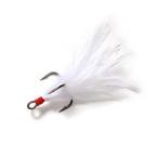 8/1-2は全品+P5%  フック・シンカー・オモリ メガバス SLOWL FEATHER HOOK(スロウフェザーフック) #1 ホワイト
