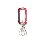 8/1-2は全品+P5%  フィッシングツール ラパラ カラビナキーフック KH1 レッド