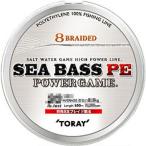 8/1-2は全品+P5%  ルアー釣り用PEライン 東レモノフィラメント シーバスPE パワーゲーム 150m 1.2号/20lb ホワイト