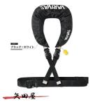 バリバス プレゼント実施中 ライフジャケット ショートタイプ VAL-18 手動膨張式 ライフジャケット TYPE G ブラック×ホワイト (9154)